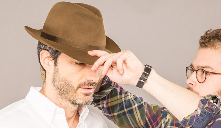 Studio Photography Man In Hat