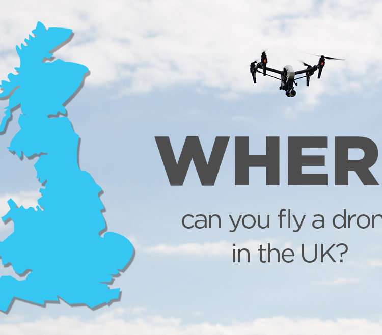 Where can you fly a drone in the UK?
