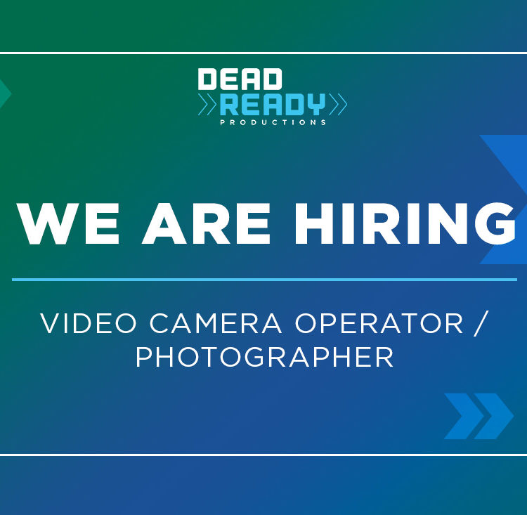 We Are Hiring, Video Camera Operator - Photographer