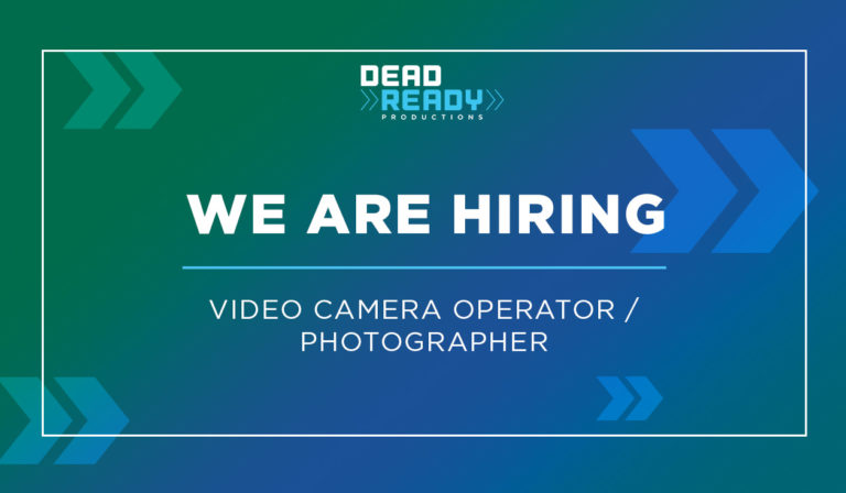 We Are Hiring, Video Camera Operator - Photographer