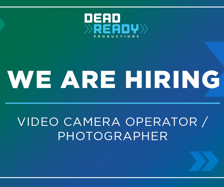 We Are Hiring, Video Camera Operator - Photographer